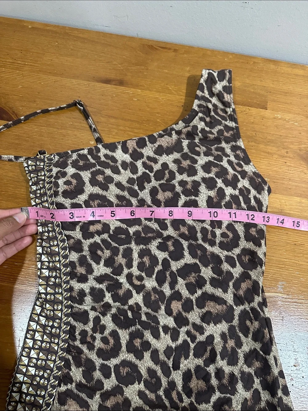 Michael Kors Brown Leopard-Print One-Piece Swimsuit